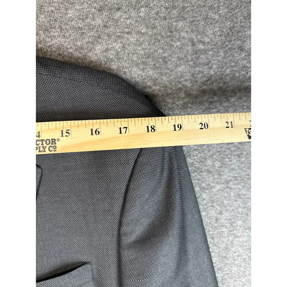 Banana Republic Men 44R Grey Slim Fit Wool Suit Jacket Blazer Marzotto Super 110